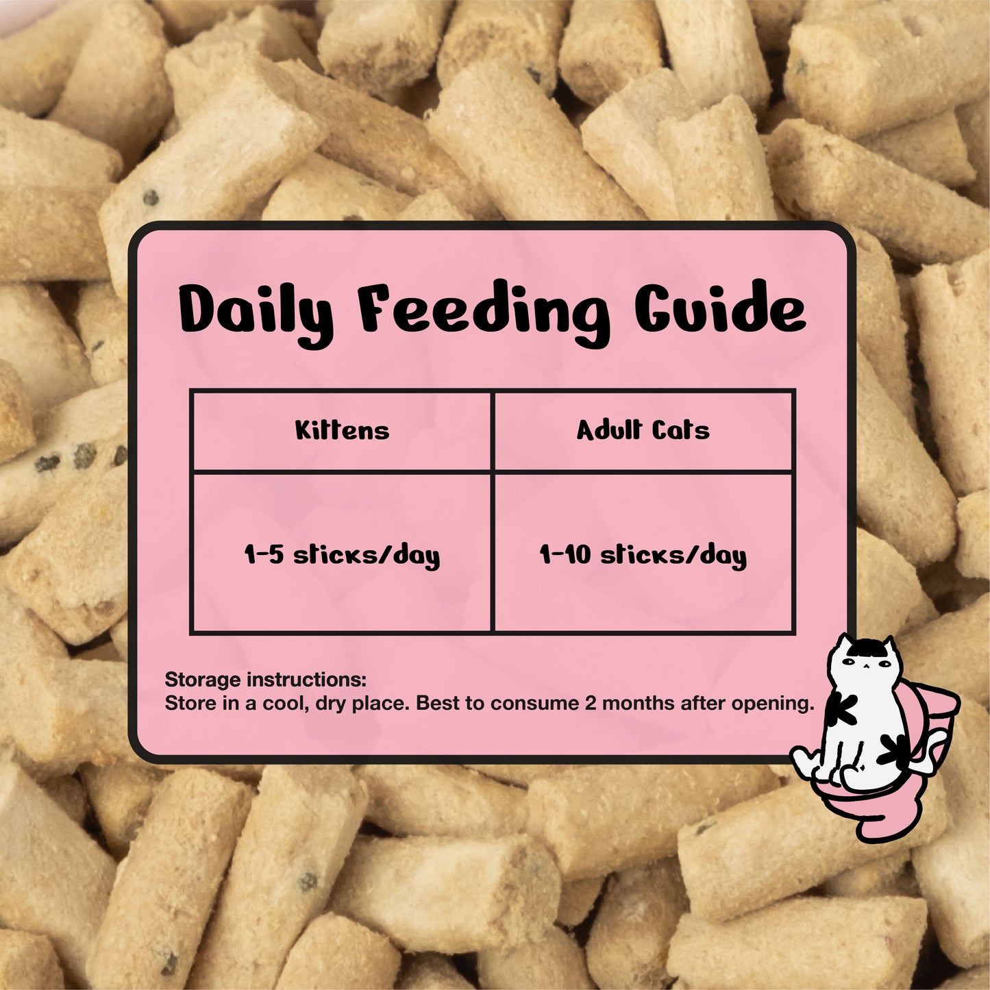 Kichi Poo Poo 365 Freeze-Dried Snacks (80g)