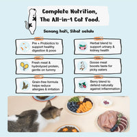 Kichi G.U.T.+ Care Fresh Chicken & Goose Holistic Cat Food Mini Pack