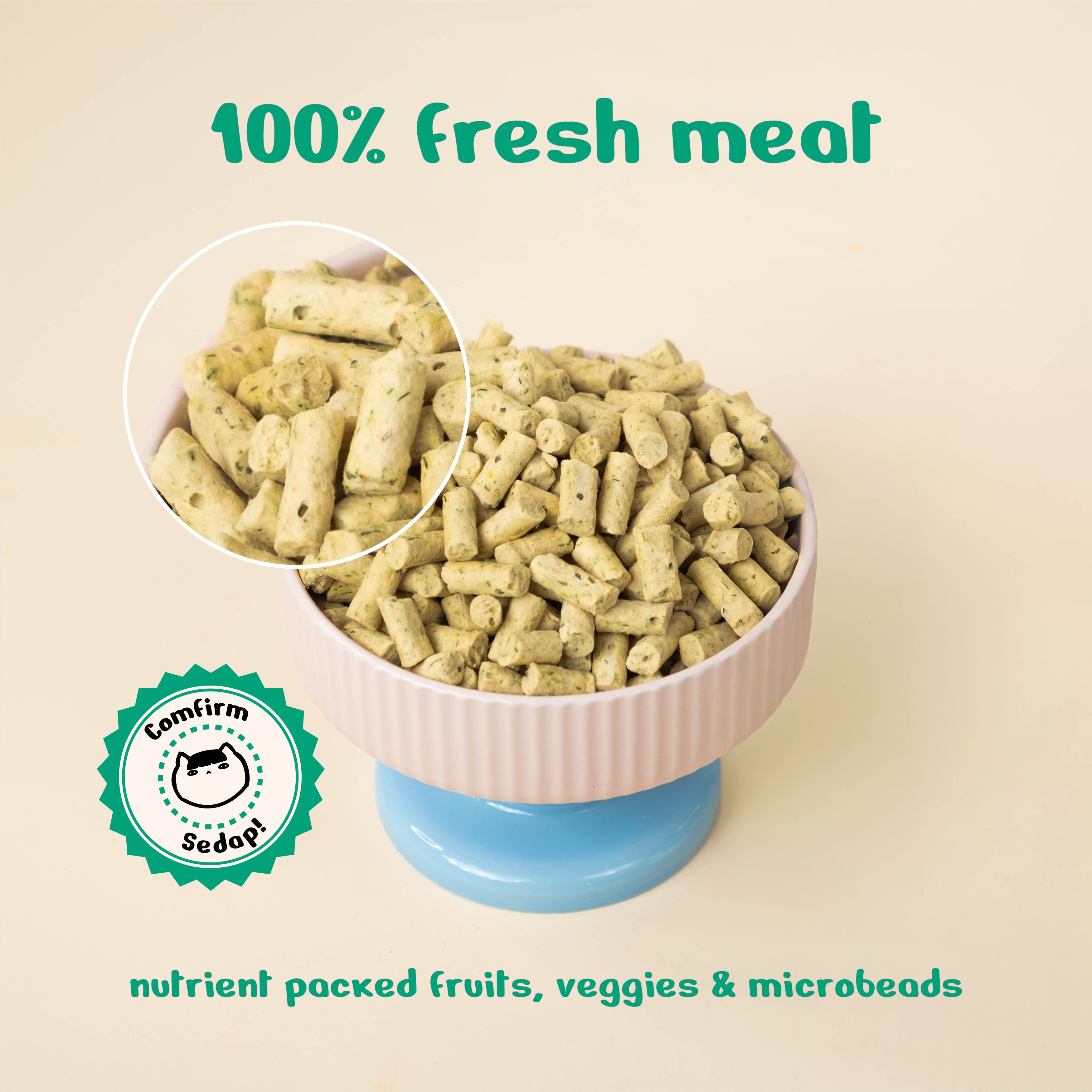 Kichi Hairball Zero Freeze-Dried Snacks (80g)