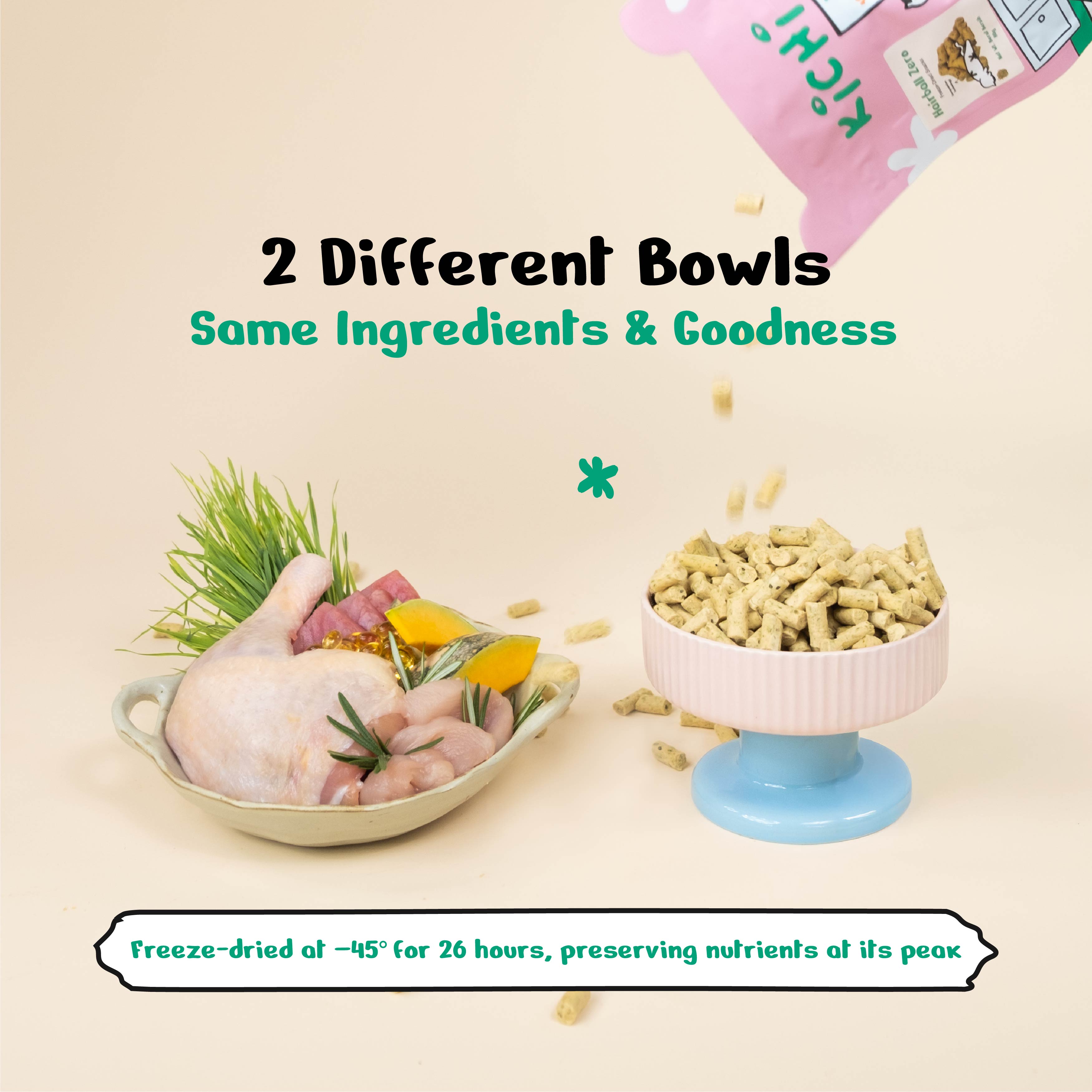 Kichi Hairball Zero Freeze-Dried Snacks (80g)