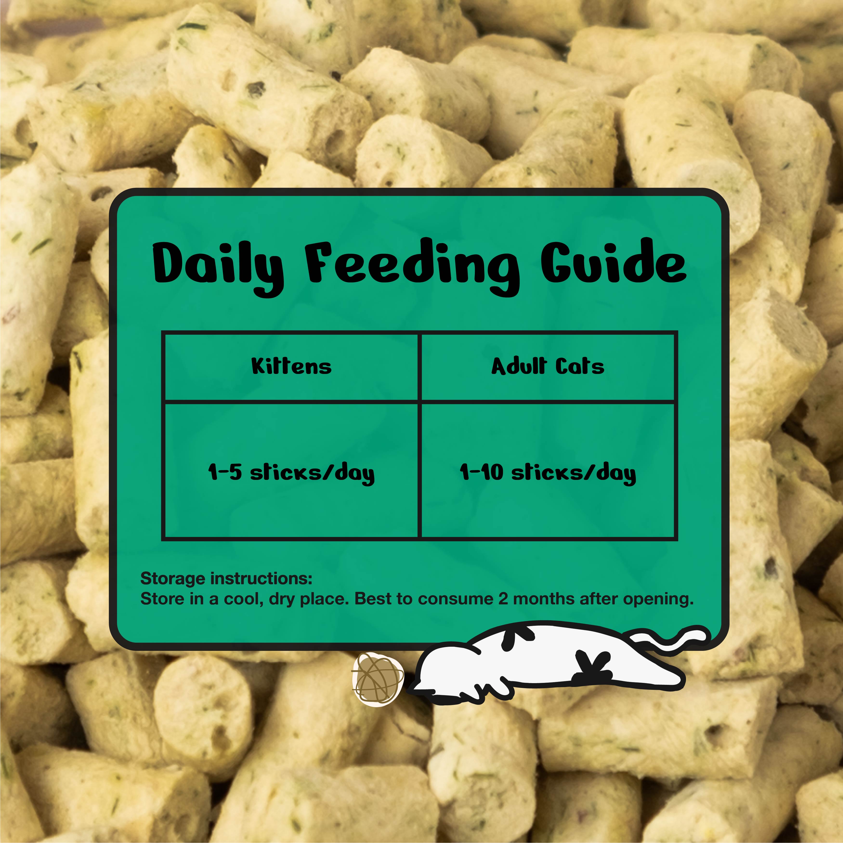 Kichi Hairball Zero Freeze-Dried Snacks (80g)