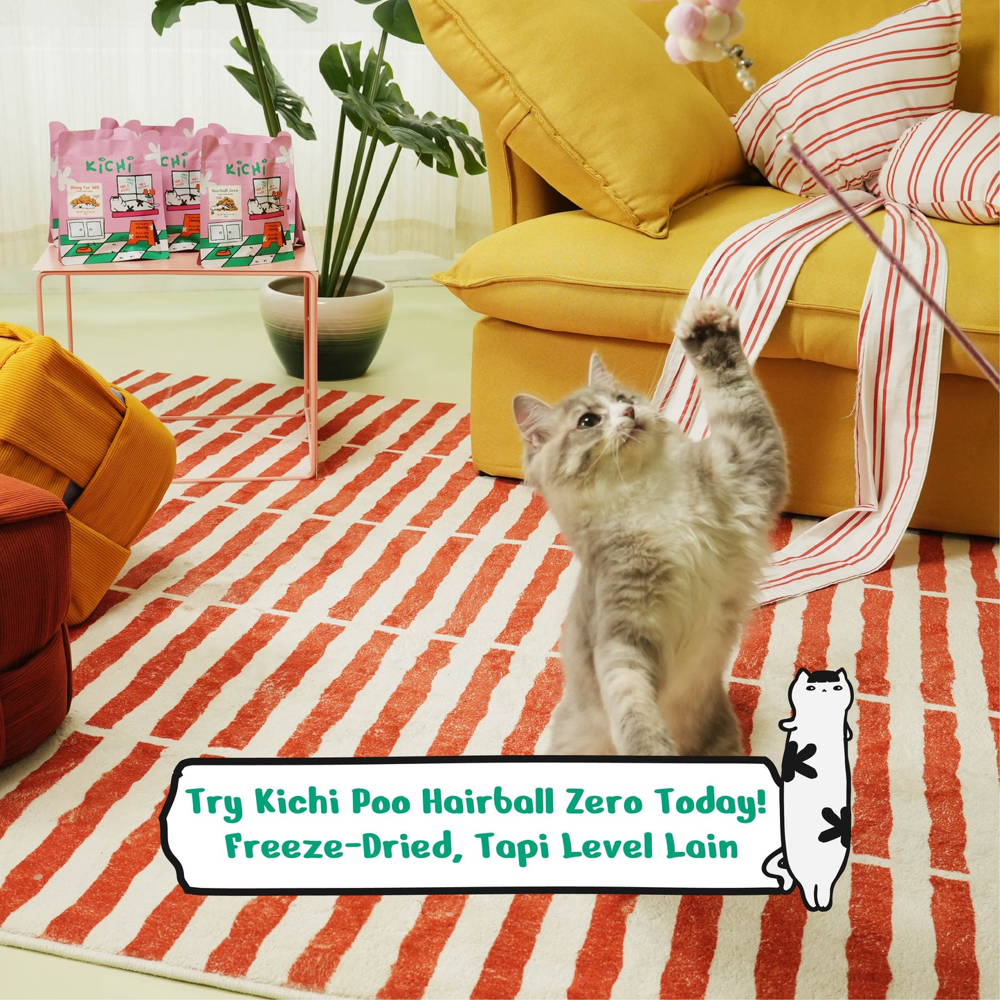 Kichi Hairball Zero Freeze-Dried Snacks (80g)