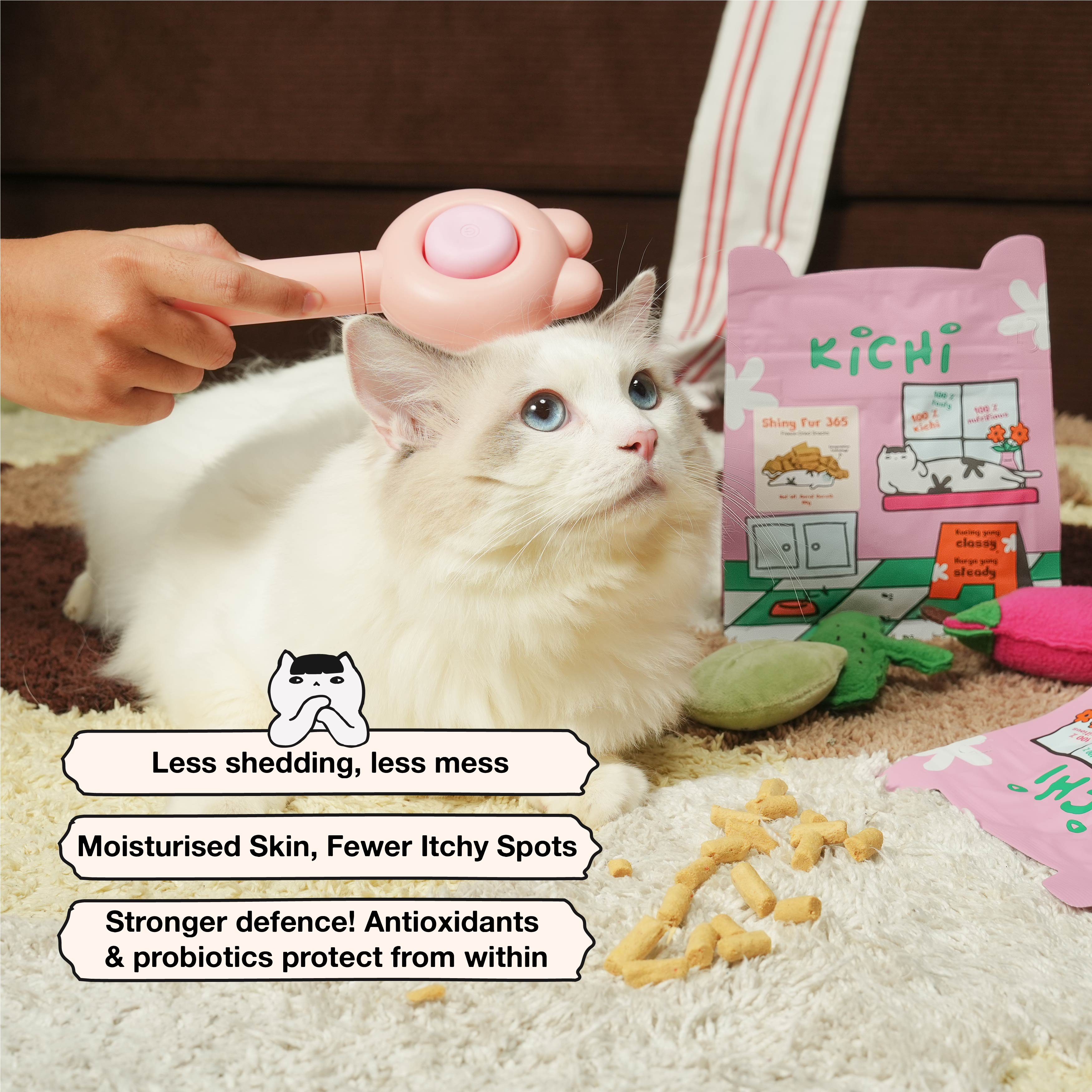 Kichi Shiny Fur 365 Freeze-Dried Snacks (80g)