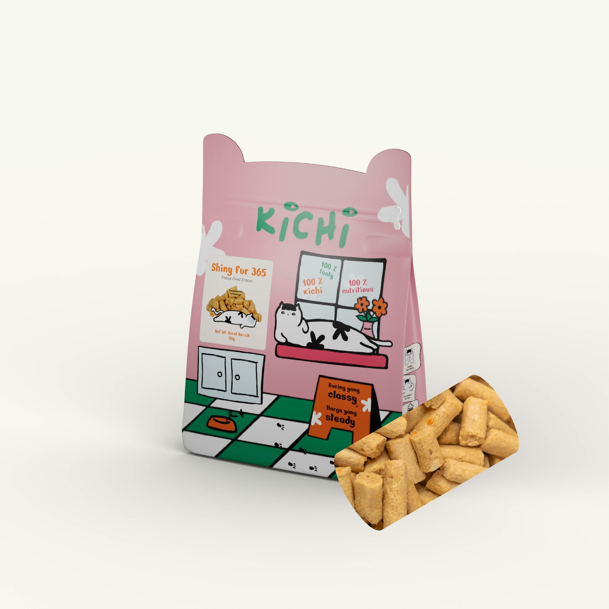 Kichi Shiny Fur 365 Freeze-Dried Snacks (80g)